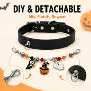 Detachable DIY Halloween pet collar charm strand